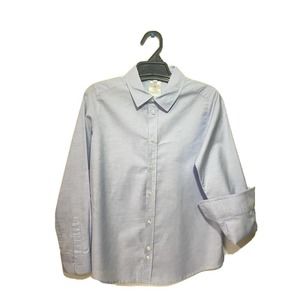 Jacadi Light Blue Collard Button Down Long Sleeve shirt size 10